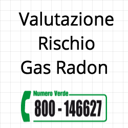 valutazione rischio gas radon